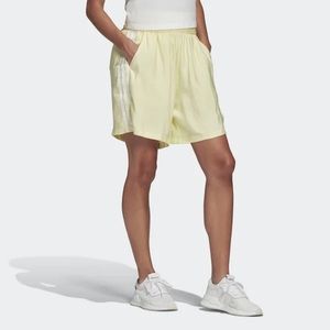 Adidas Yellow SATIN shorts SZ MED